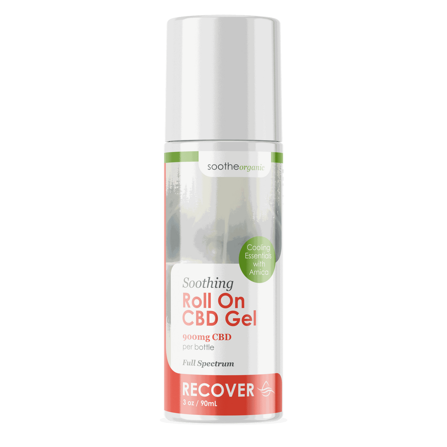 Full Spectrum CBD Roll On Gel for targeted muscle and joint relief with cooling menthol in mess-free applicator