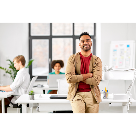 A Soothe Organic USDA Certified Organic CBD softgel bottle and CBD topical salve on a wood kitchen counter in morning light, representing CBD for pain and anxiety