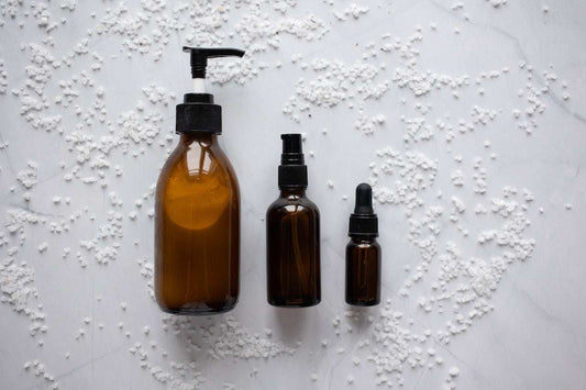 Glass of water with water-soluble CBD — dissolves fully where oil floats
