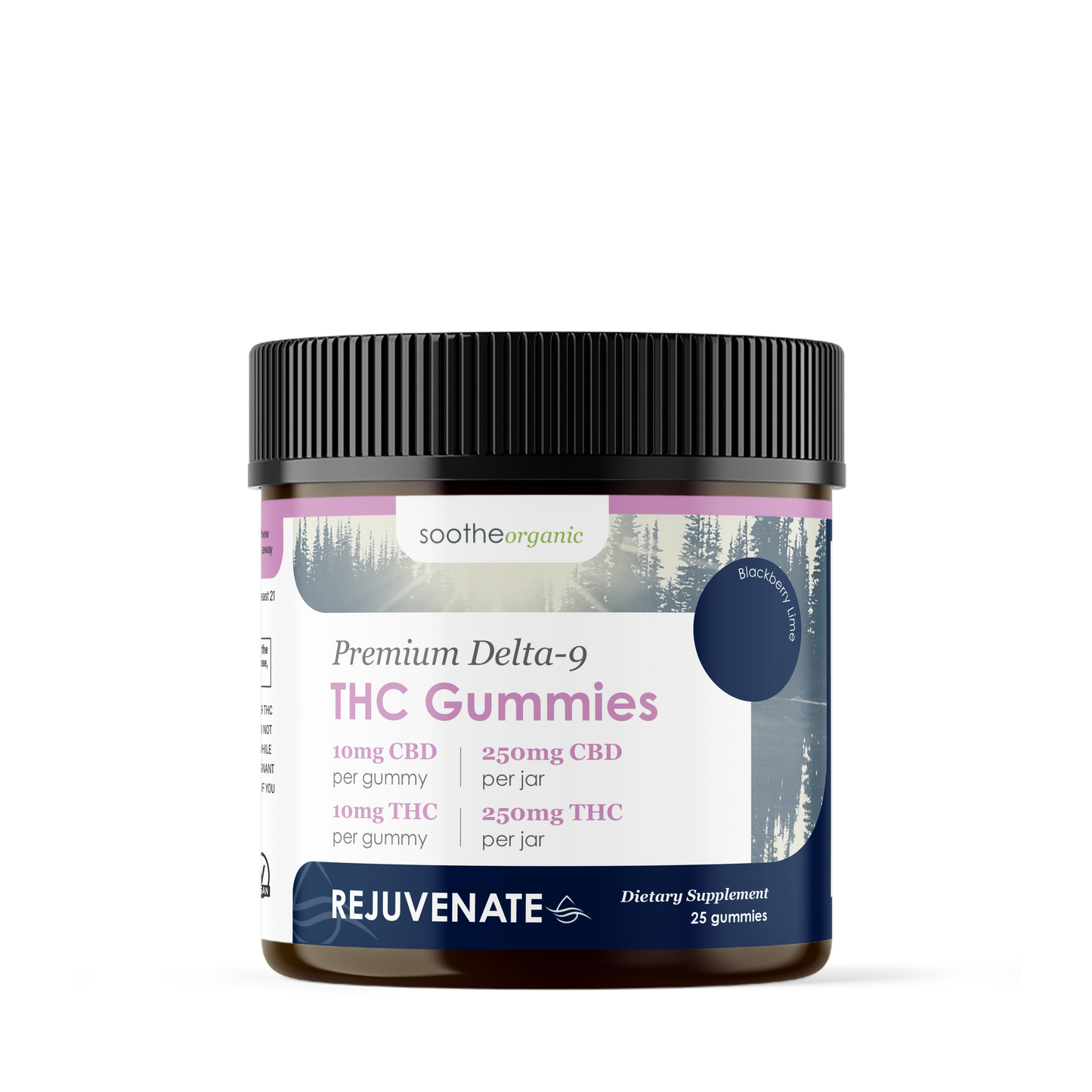 Blackberry Lime THC Gummies